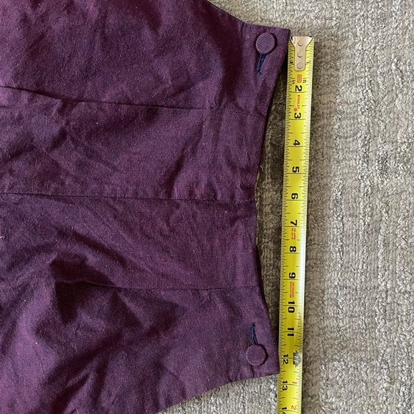 Vintage Esprit Pants - Size 7/8 Cotton Purple Pants High-waisted - Picture 11 of 16